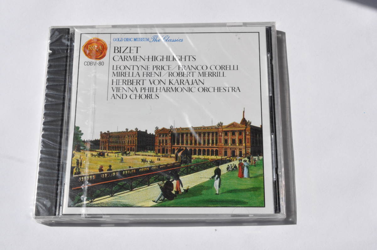 ビゼー:歌劇「カルメン」/ハイライト@カラヤン&ウィーン・フィル/レオンタイン・プライス/フランコ・コレルリ/ゴールドCD/Gold CD/未開封拍卖