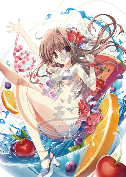 (新品)2017画集下巻表紙イラスト(karory) B2タペストリー 「姫繰三六五タペストリーコレクション」拍卖