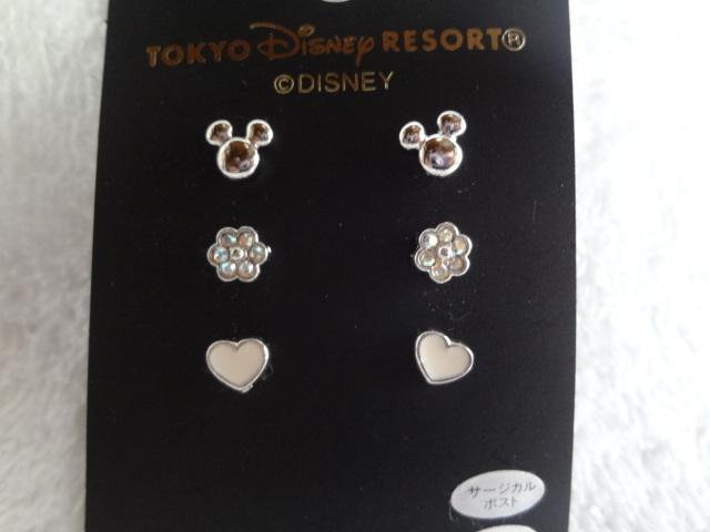 TDRピアス ミッキーハート W拍卖