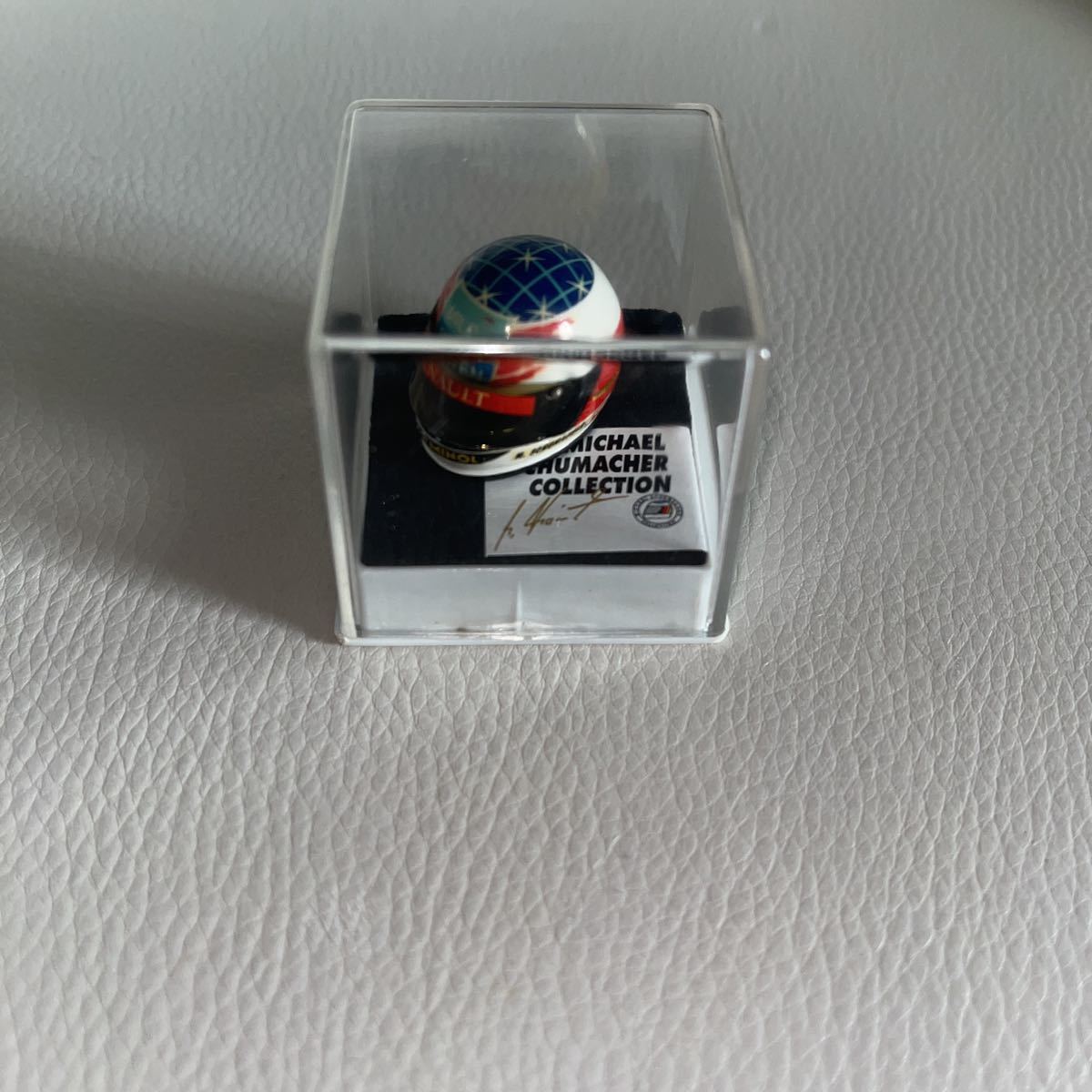 レア レトロ アンティーク 1/12 J.F.C ミハエル・シューマッハ ヘルメット 1995 フランス製 elf F1拍卖