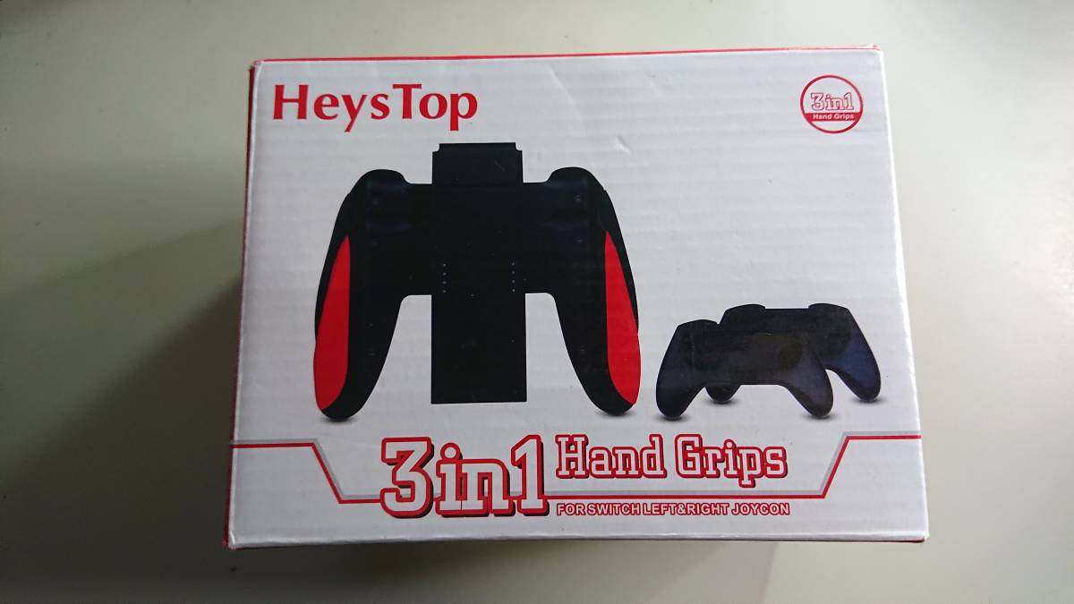 HeysTop ニンテンドー スイッチNintendo Switch 3 In 1 ハンドグリップ Hand Grips Gaming Controllers 黒 未使用拍卖