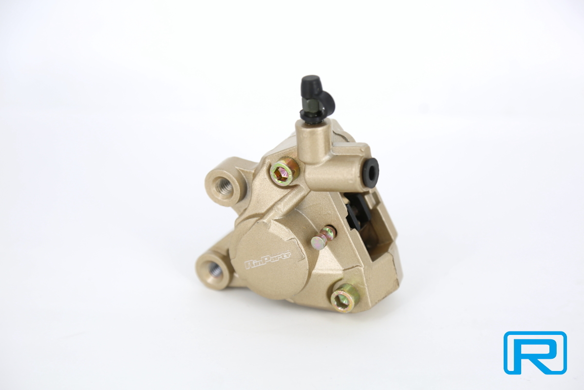 ★送料込み★ 鋳造2POT対抗ブレーキキャリパー ゴールド ヤマンボ 拍卖