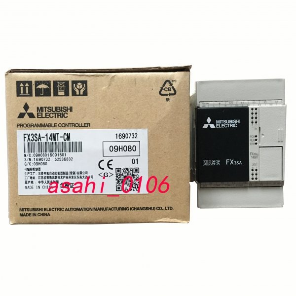 新品 MITSUBISHI/三菱 FX3SA-14MT-CM マイクロシーケンサー 基本ユニット拍卖