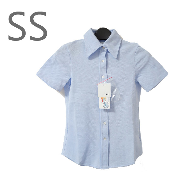 ●新品/ドライ/COOLMAX/半袖/シャツ/SS/ブルー/レディース●f5661拍卖
