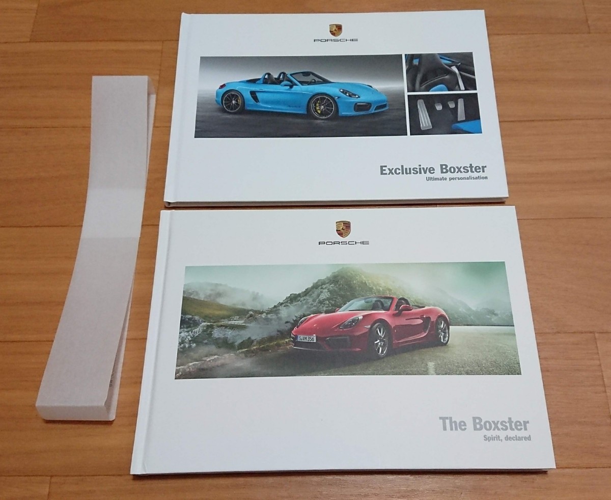 ポルシェボクスターカタログ2冊セット帯付2014年日本語版(GTSモデル記載)拍卖