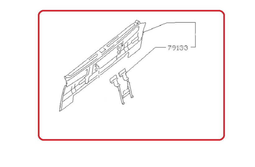 【絶版希少/新品未使用】日産 純正 A31 セフィーロ バックパネル パネル リアパネル リア ASSY RB20DE(T) CA31 LA31 NA31 NISSAN Cefiro拍卖