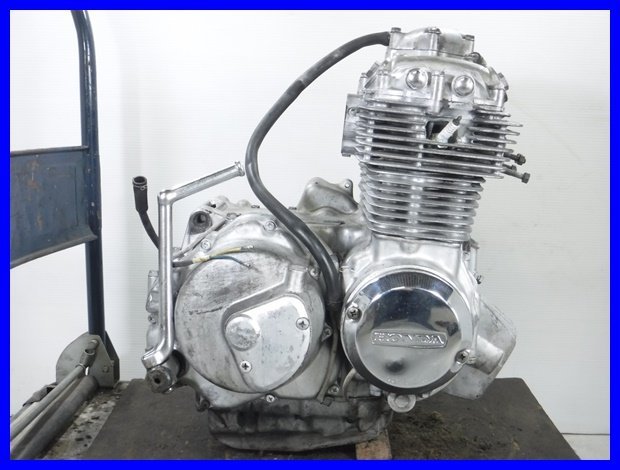 △1E27 CB400FOUR CB400F エンジン 実動 走行確認済 動画有 拍卖