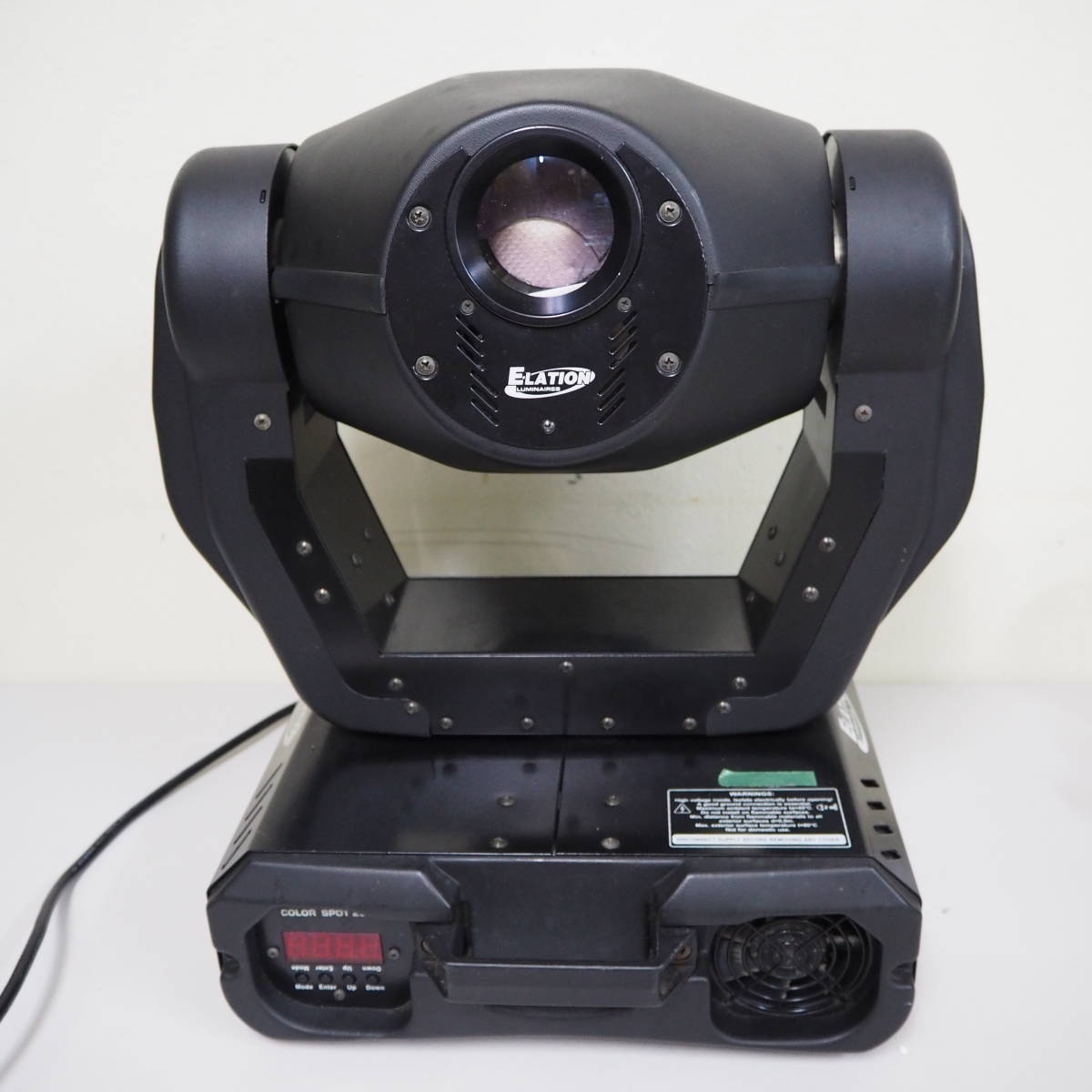 ジャンク品 ELATION LUMINAIRES COLOR SPOT 250 ムービングヘッド/ライト 通電確認済み拍卖