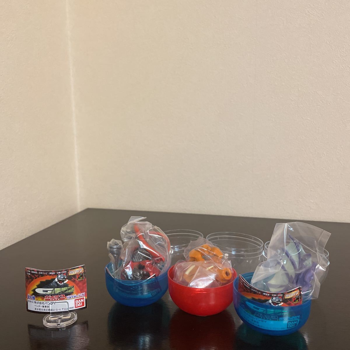 ガチャケース廃棄 ガメラ 3 邪神 イリス 覚醒 3種 ギャオス ・ ハイパー ジャイガー 未開封 フィギュア拍卖