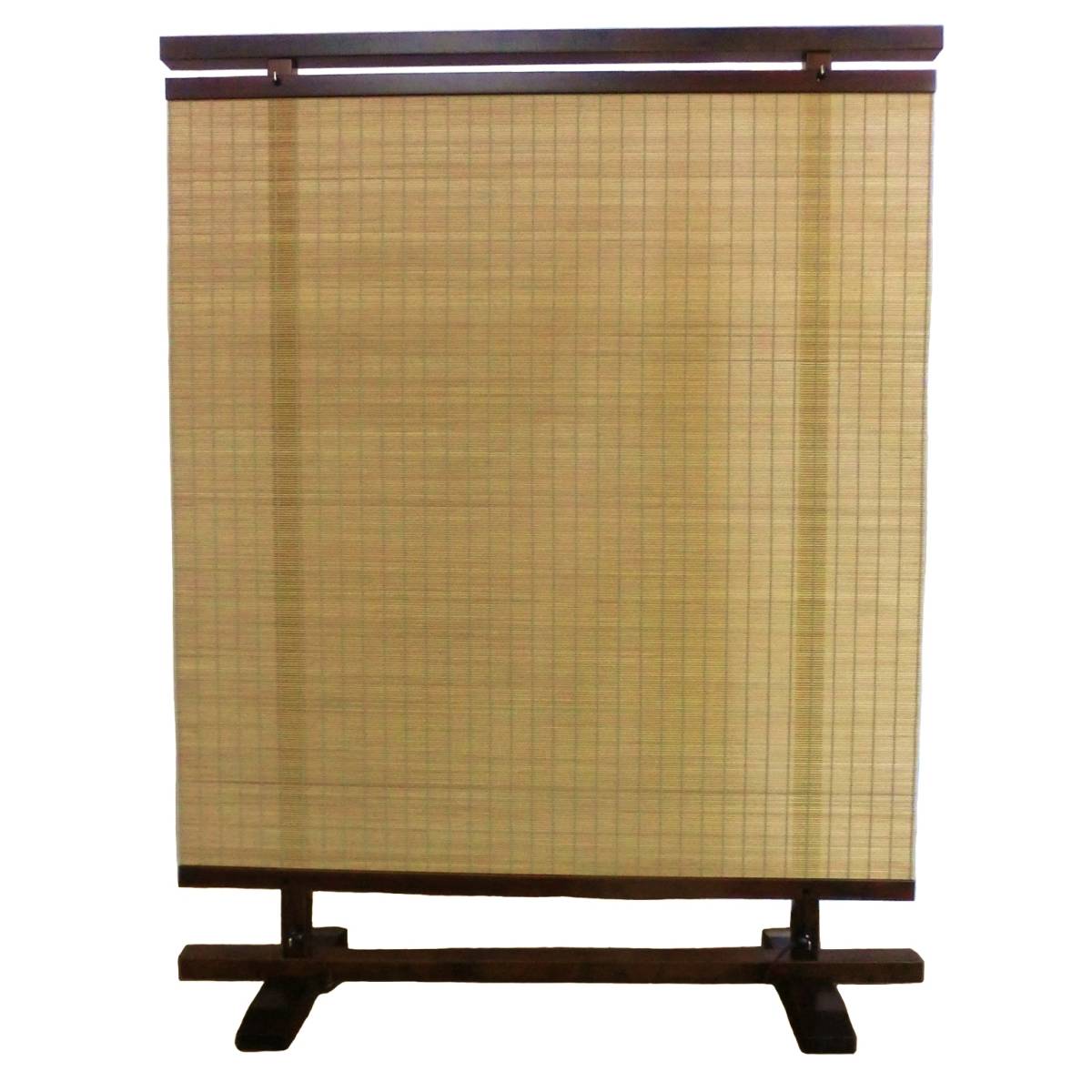 新品 未使用 木製 衝立 パーテーション 間仕切り 目隠し すだれ調 幅91.5cm奥行27.5cm高さ116cm拍卖