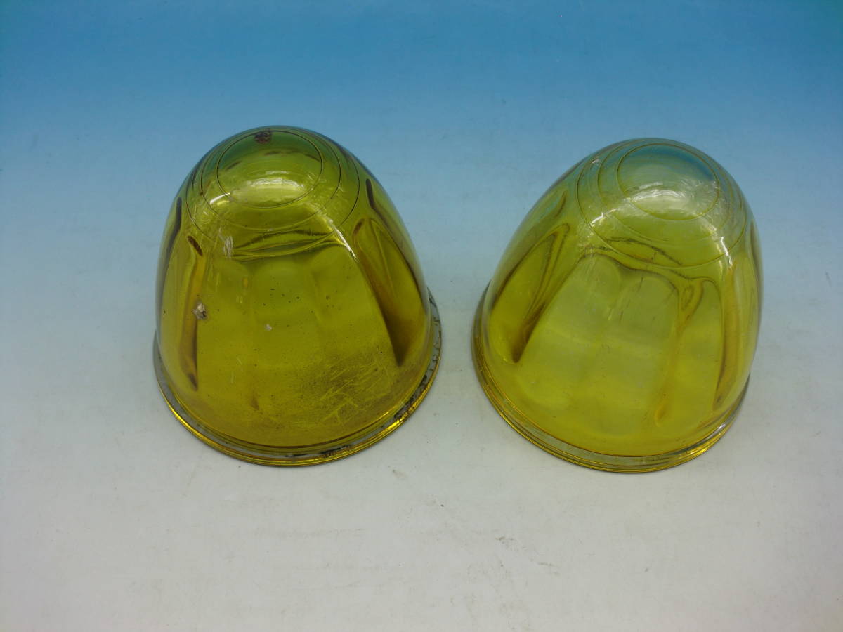 トラック ダンプ パーツ マーカー ランプカバー 汎用 交換用 2個セット 色違い メーカー違い ガラス製 レンズのみ スペア用 拍卖