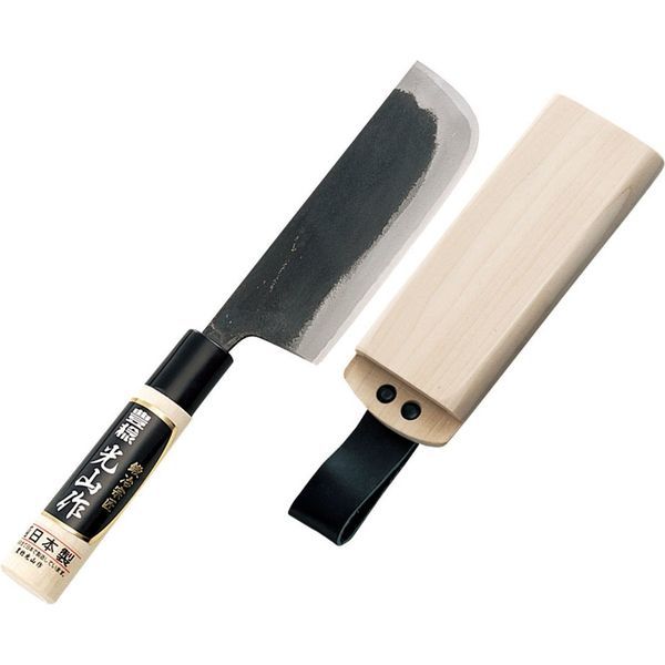 光山作 黒打収穫包丁 鞘入 HT-8102 刃長135mm拍卖