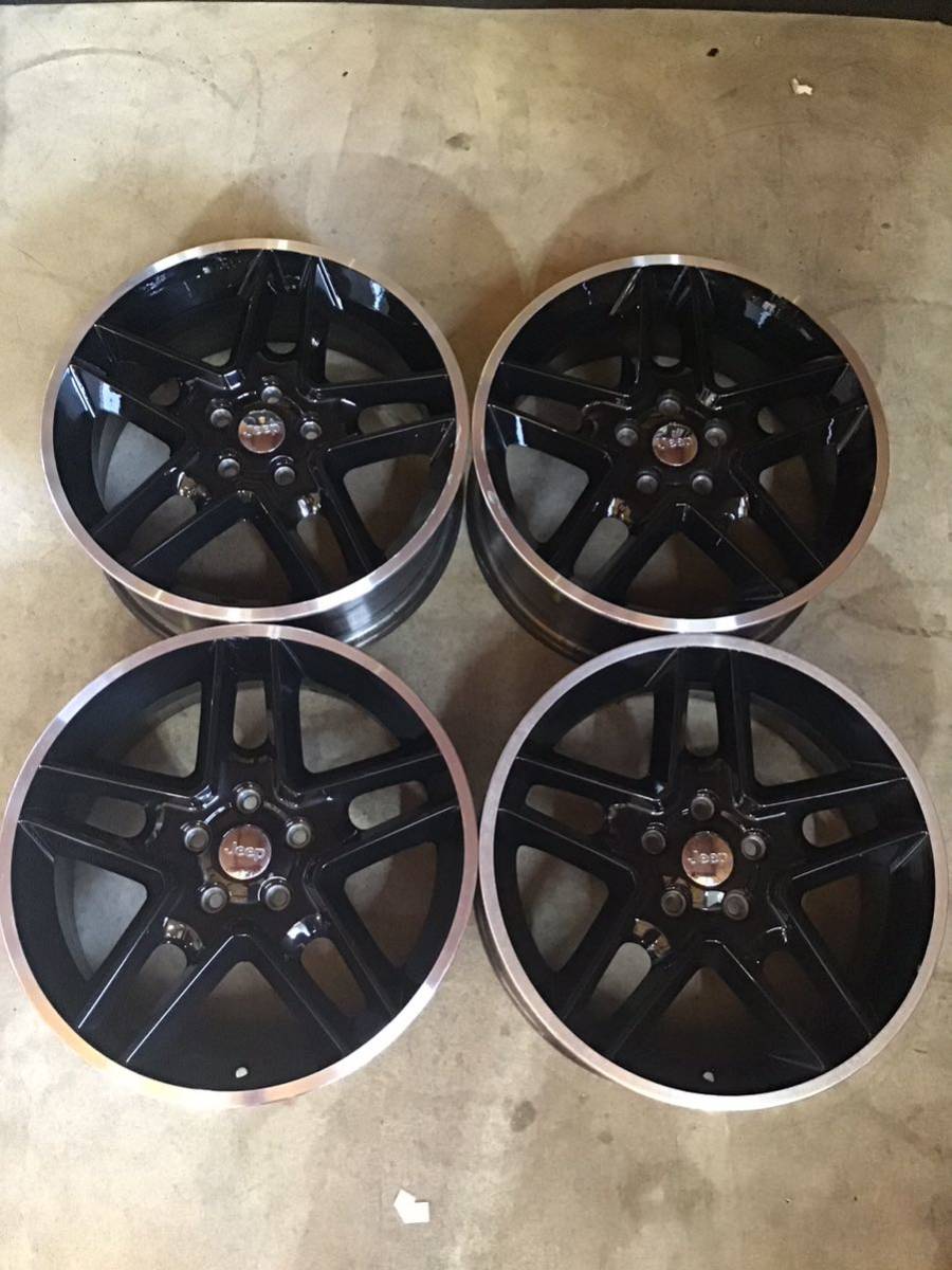 jeep ジープ アルミホイール 18×7J+42 114.3-5H 中古品4本拍卖