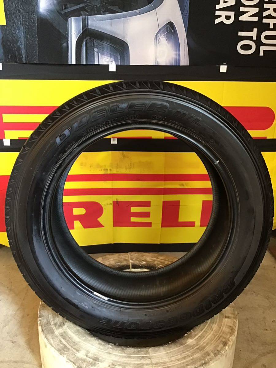 BRIDGESTONE DUELER H/L 235/55R19 101V 2021年製造 中古品1本拍卖