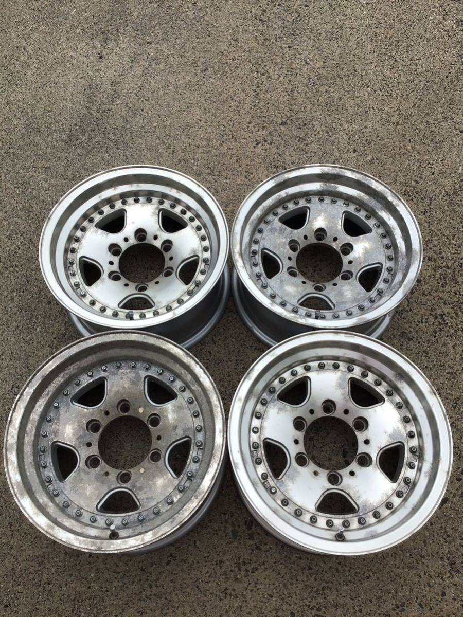 PTH 社外アルミホイール 15×7J-13 139.7-6H 中古品4本拍卖