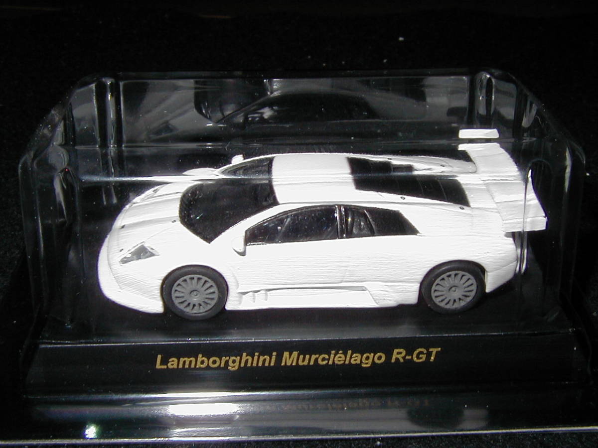 サークルKサンクス京商1/64 Ⅱ ランボルギーニ ムルシエラゴ R-GT ホワイト LAMBORGHINI MURCIELAGO R-GT拍卖