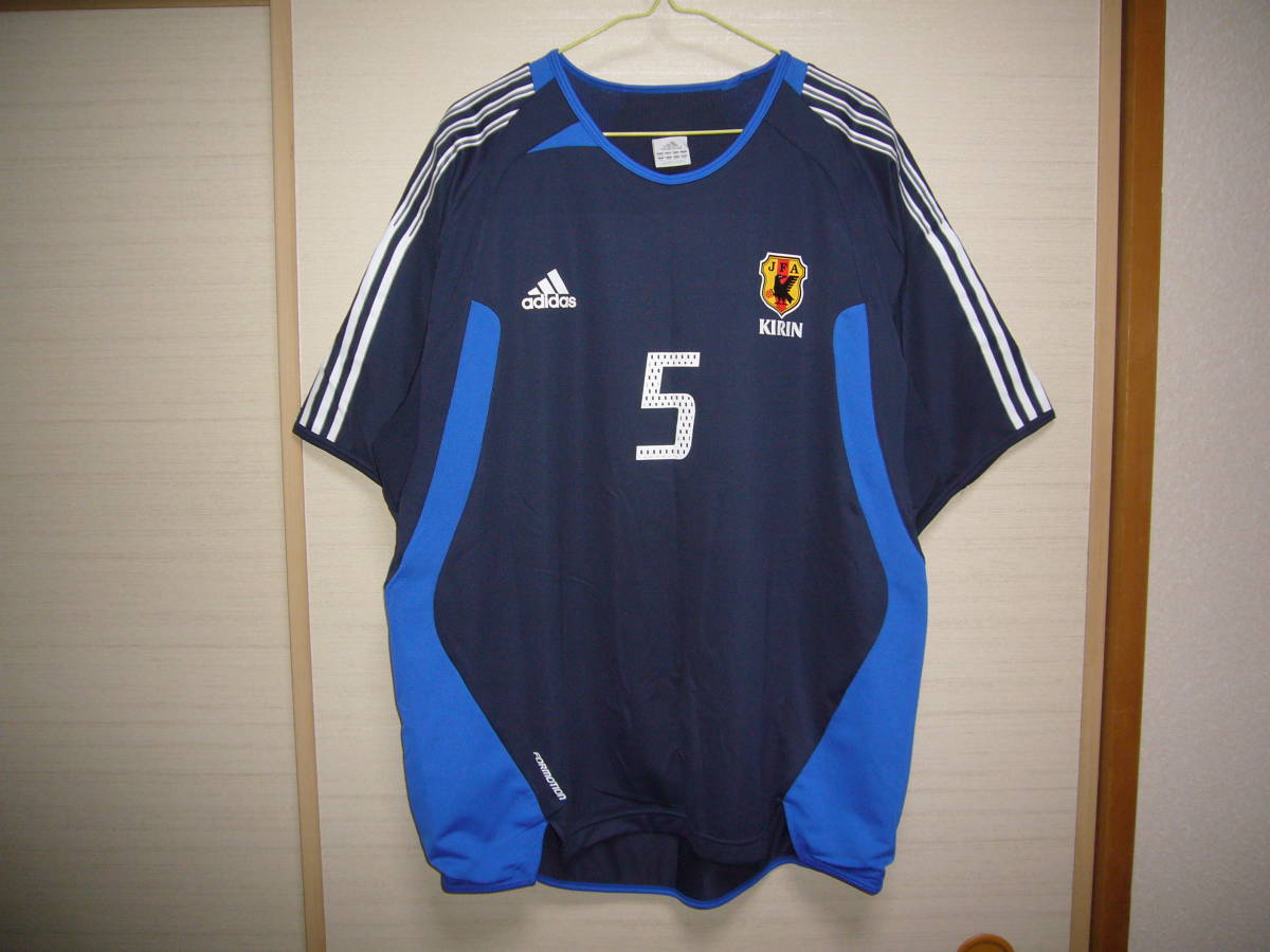 アディダスKIRIN日本代表FORMOTIONユニフォームシャツ5番2XOサイズ拍卖