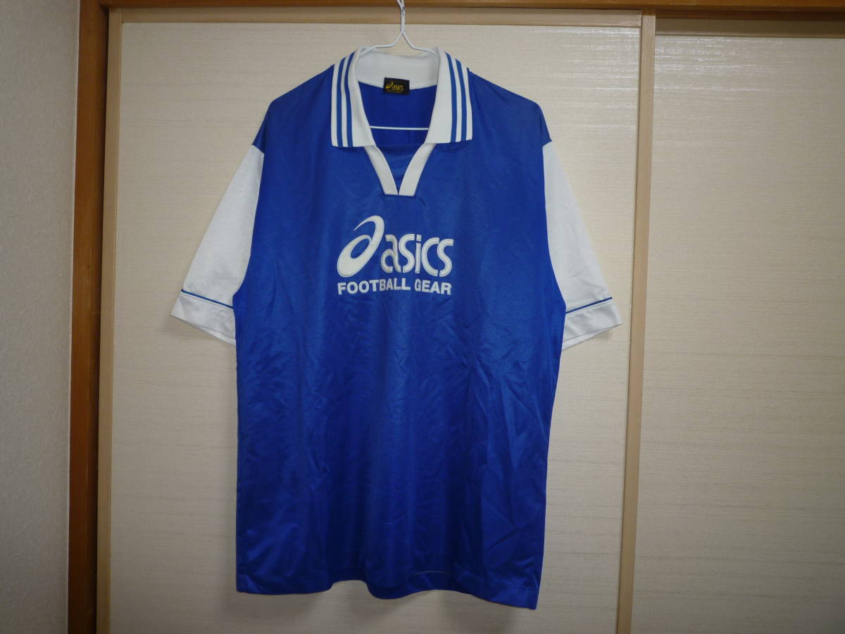アシックス FOOTBALL GEAR 半袖シャツ Lサイズ 難あり拍卖