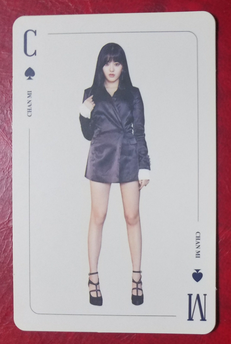 AOA チャンミ ANGEL'S KNOCK トレカ B version Bing Bing 大 トランプ Chanmi フォトカード 韓国盤 1集 1st Album Excuse Me ドファ Dohwa拍卖