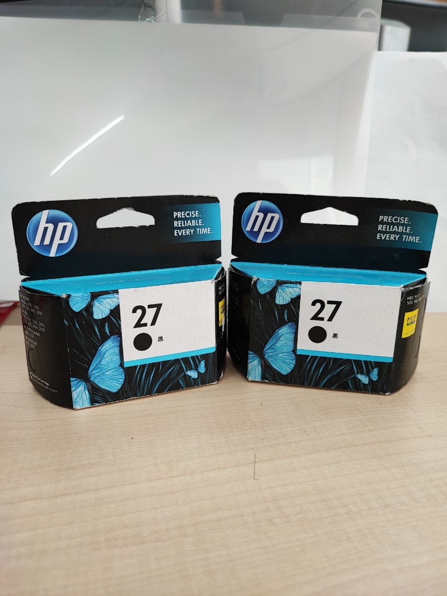 ◎(A2036) HP27 C8727A ブラックインクカートリッジ Black Ink Cartridge 未開封 期限切れ拍卖