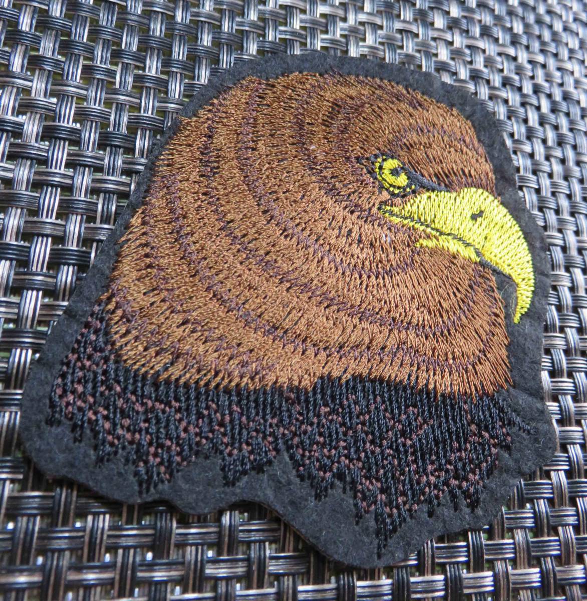 茶頭黄嘴鷲◆新品 イーグル ブラウンヘッド刺繍ワッペン■バイカー 二輪車 ロック■激渋■サバゲー ミリタリー■洋服・衣類・衣服DIY拍卖