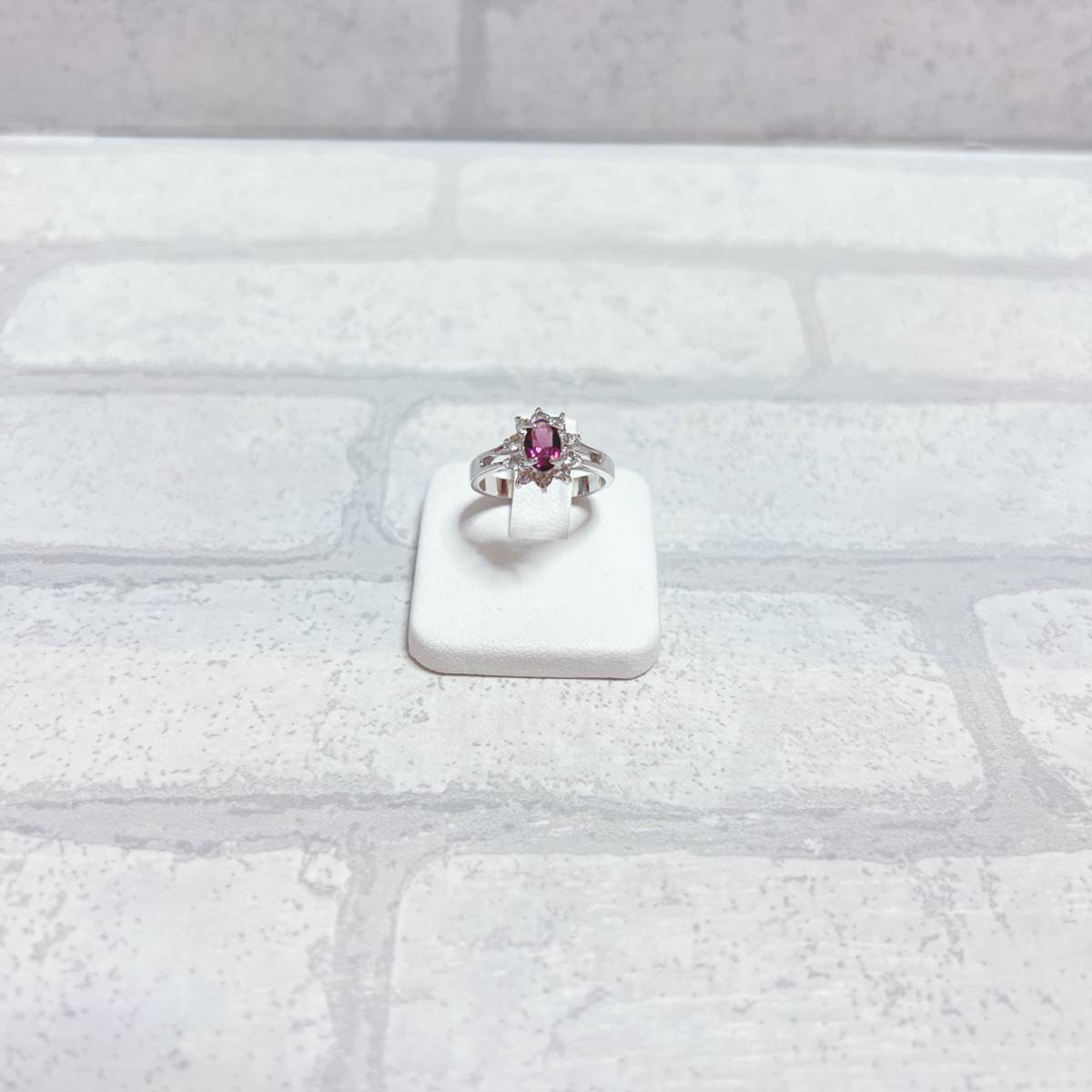 9号 リング silver シルバー パープルストーン 紫石 ヴィンテージ アンティーク EL-1062拍卖