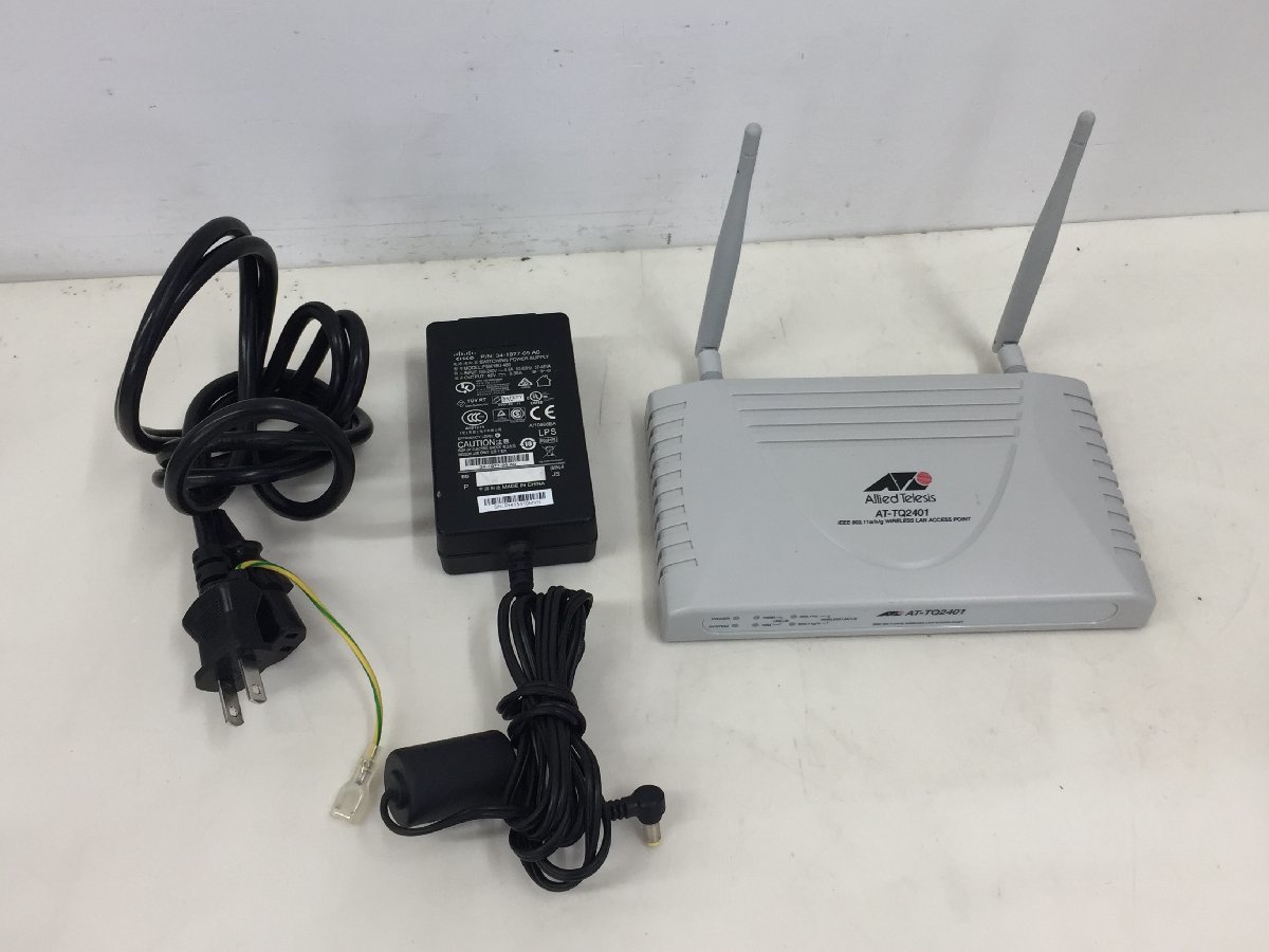 アライドテレシス/ワイヤレスアクセスポイント/AT-TQ2401/初期化済 ACアダプター附属 (管2FA6)拍卖