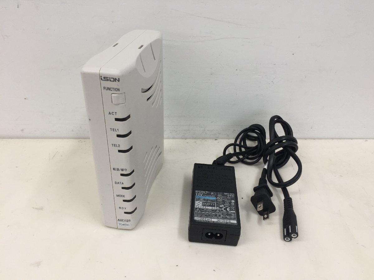 アレクソン ISDN ルーター ALEXON TD451 C 中古品 (管2B8-N17)拍卖