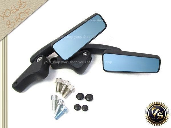 ローフォルム ブルー バック ミラー マジェスティ アドレス 黒 バイク カスタム パーツ拍卖