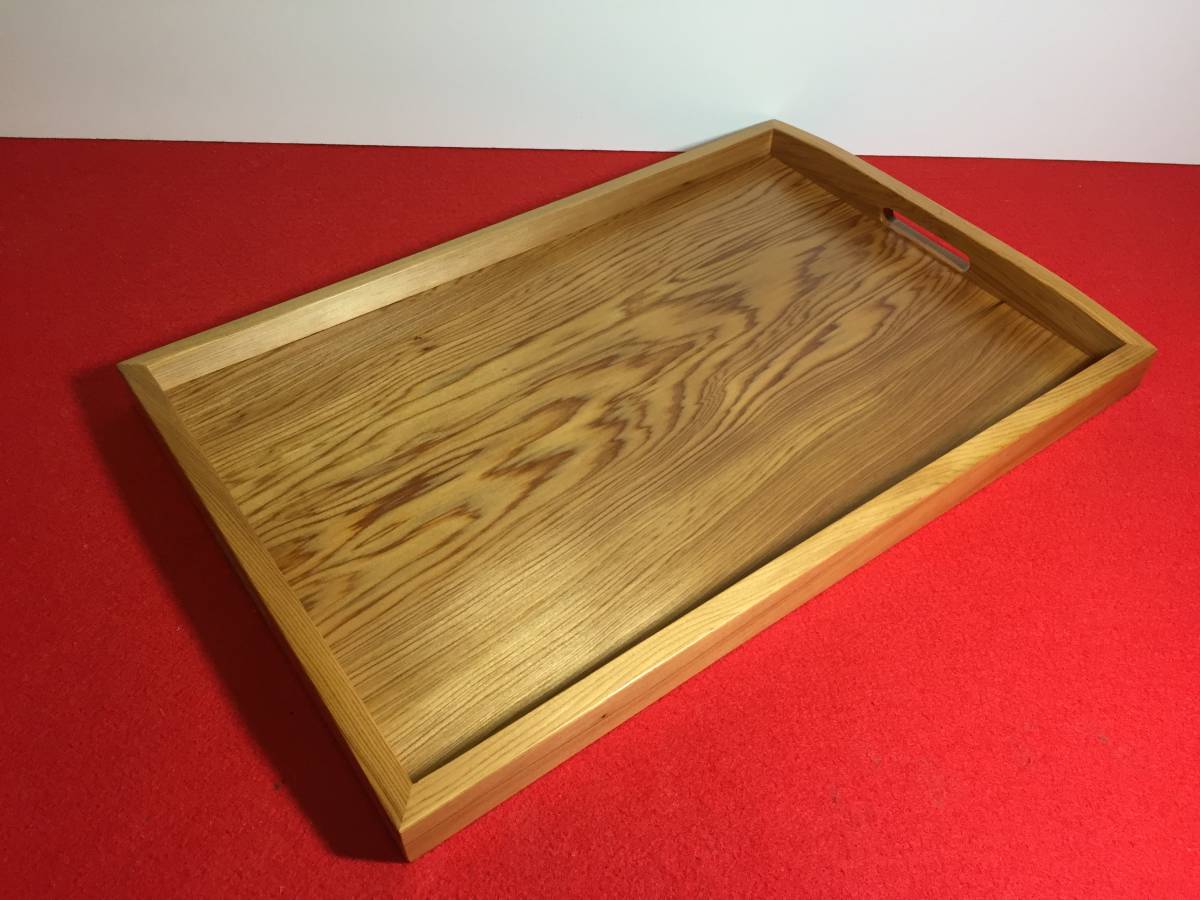 22 長方形トレー 銘木屋久杉工芸品 インテリア家具 世界遺産 お盆拍卖