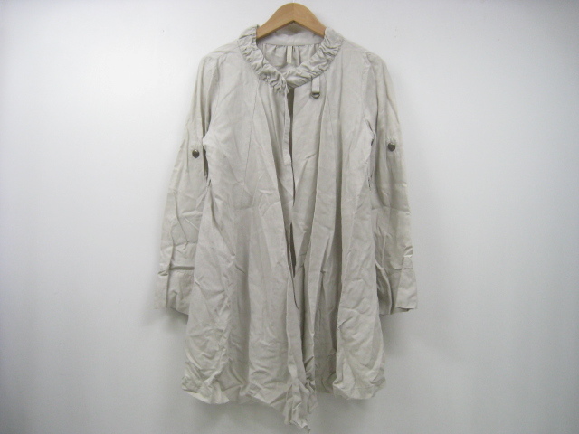 LUCA Sabena ルカ サベナ ジャケット 麻混 長袖 ライトグレー拍卖