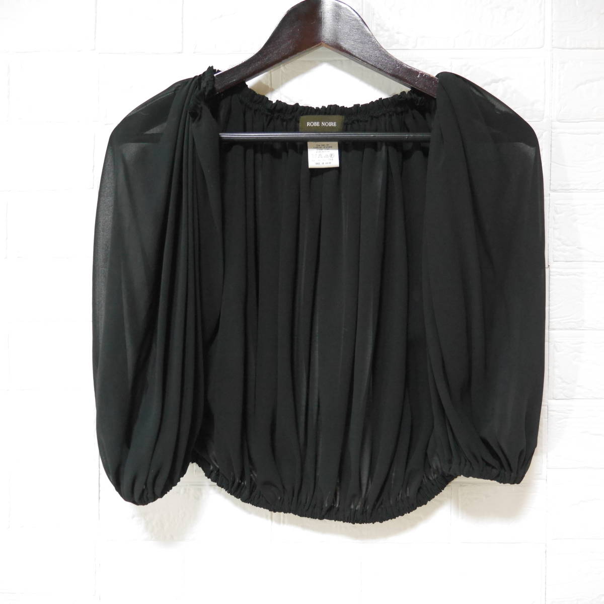 A654 ◇ ROBE NOIRE | ボレロ 黒 中古 サイズ38拍卖