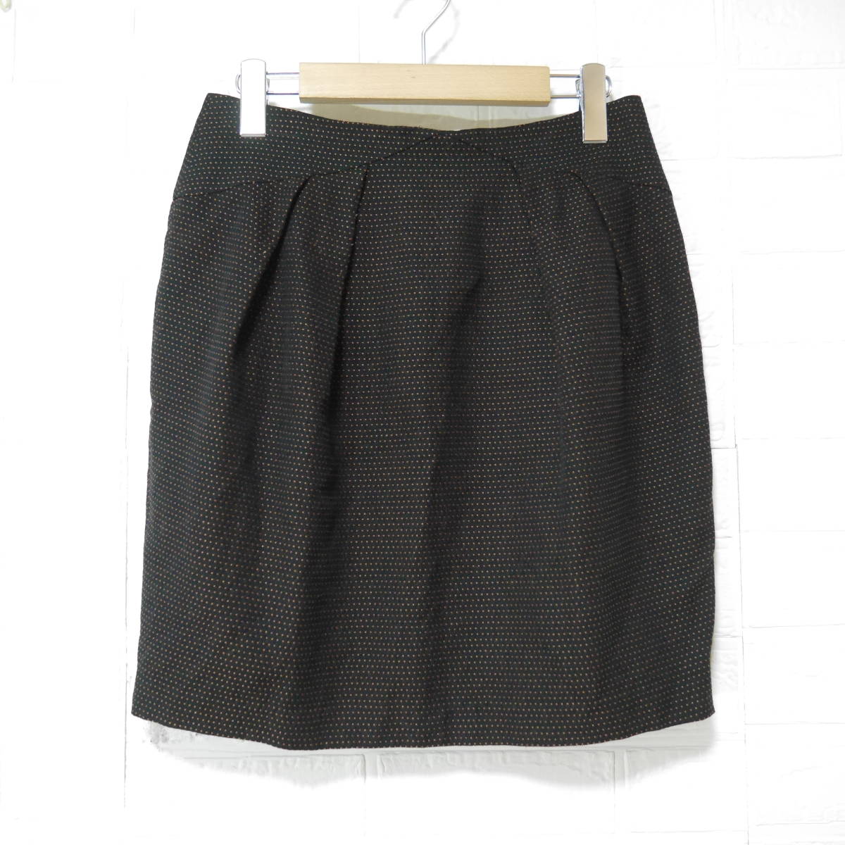 A659 ◇ IENA | イエナ 台形スカート 黒 中古 サイズ38拍卖