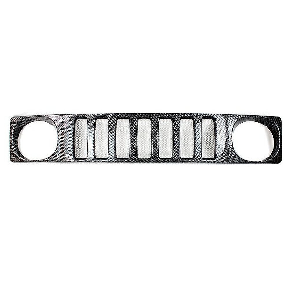 JA11 JB31 ジムニー ハマー タイプ ハマー スタイル カーボン調 フロント グリル 新品 AP-F054拍卖