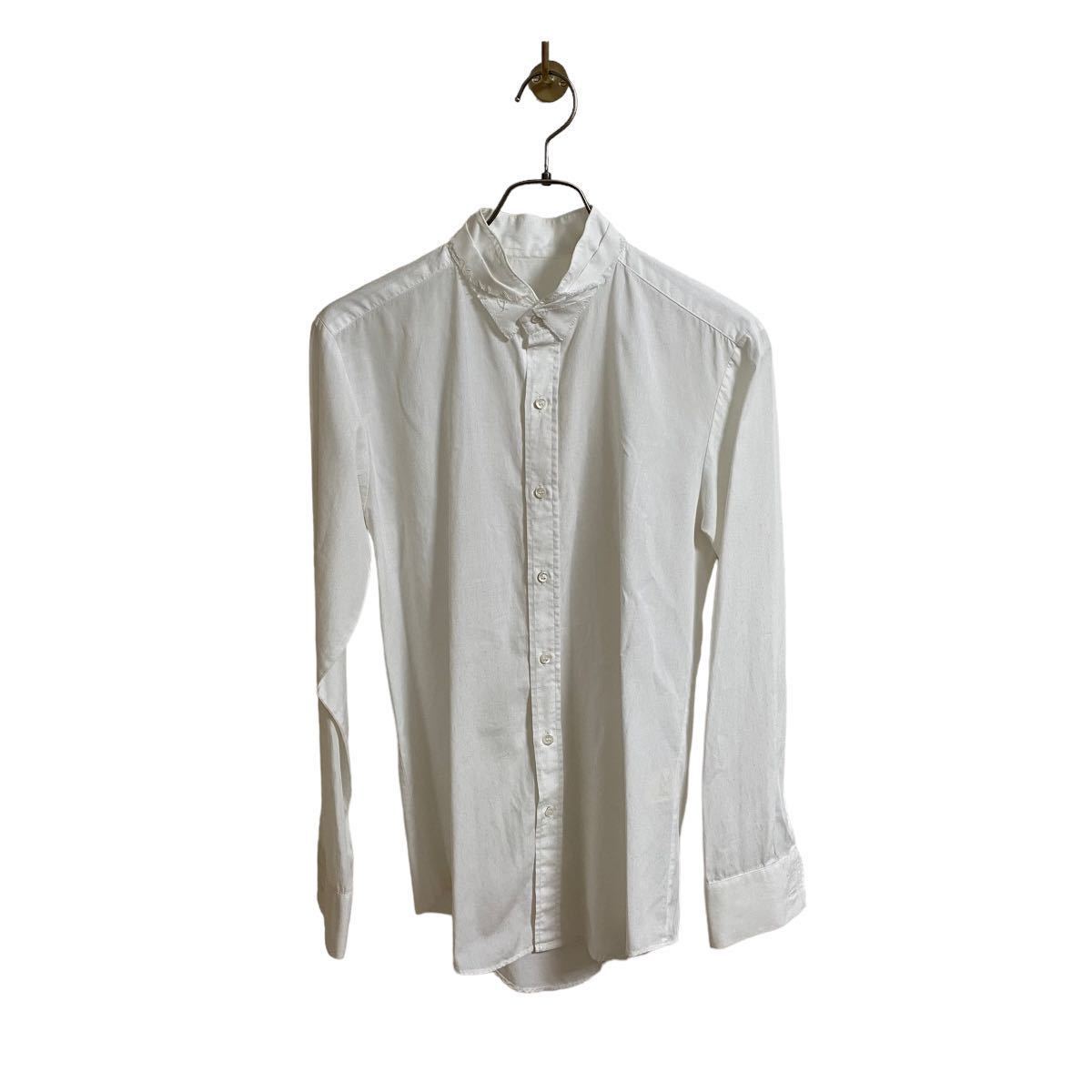 【エヌハリウッド N.HOOLYWOOD 初期 ドレスシャツ 白シャツ 長袖シャツ COTTON SHIRT メンズS ミスターハリウッド 327pieces 日本製】拍卖