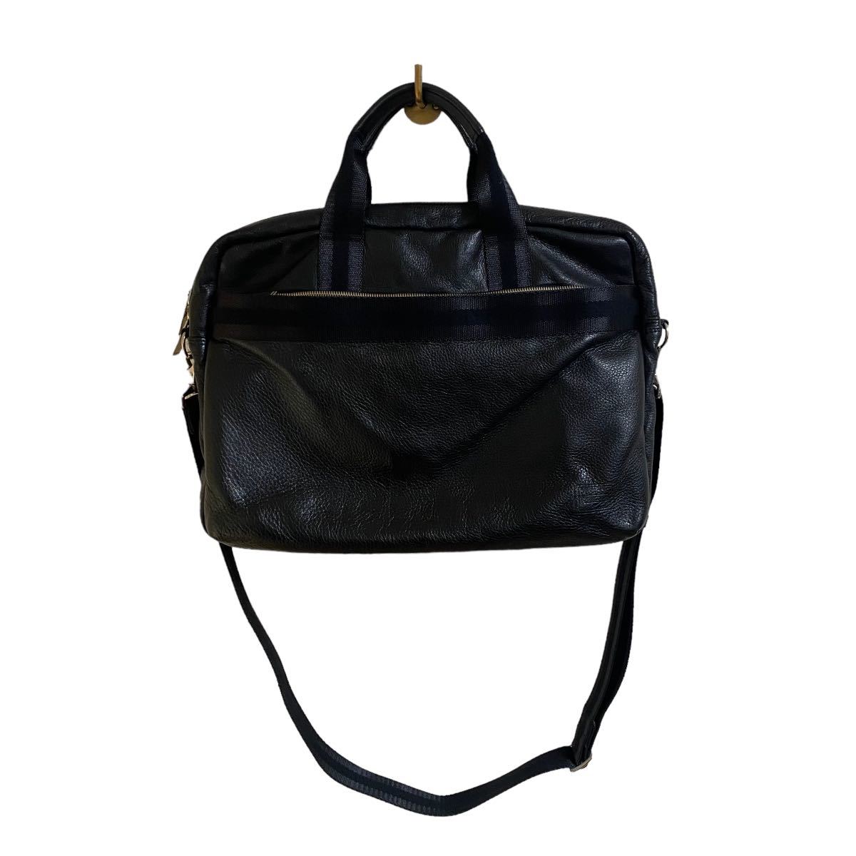 【ポーター PORTER DELIGHT ディライト レザー 2way ショルダーバッグ ビジネスバッグ トートバッグ ブリーフケース ブラック 黒 迷彩柄】拍卖