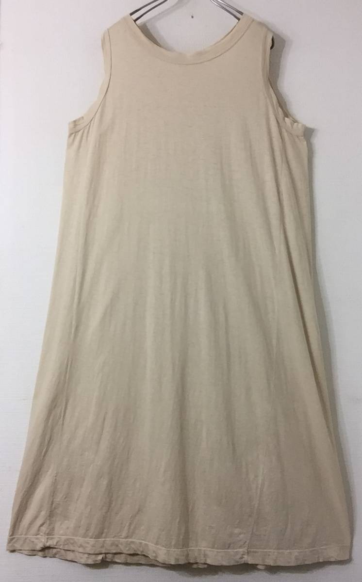 45R 「45星DRESS」ジンバブエ コットン ノースリーブ ロング ワンピース 馬比古 Aライン 45rpm 日本製拍卖