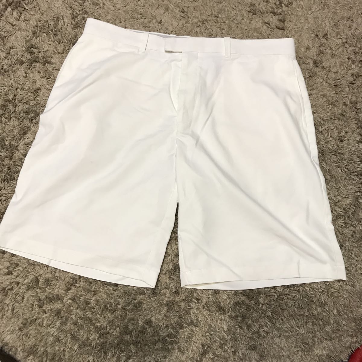 超お値打ち出品 大きめサイズ Callaway Men's ストレッチ ハーフパンツ 38inc ホワイト used超美品拍卖