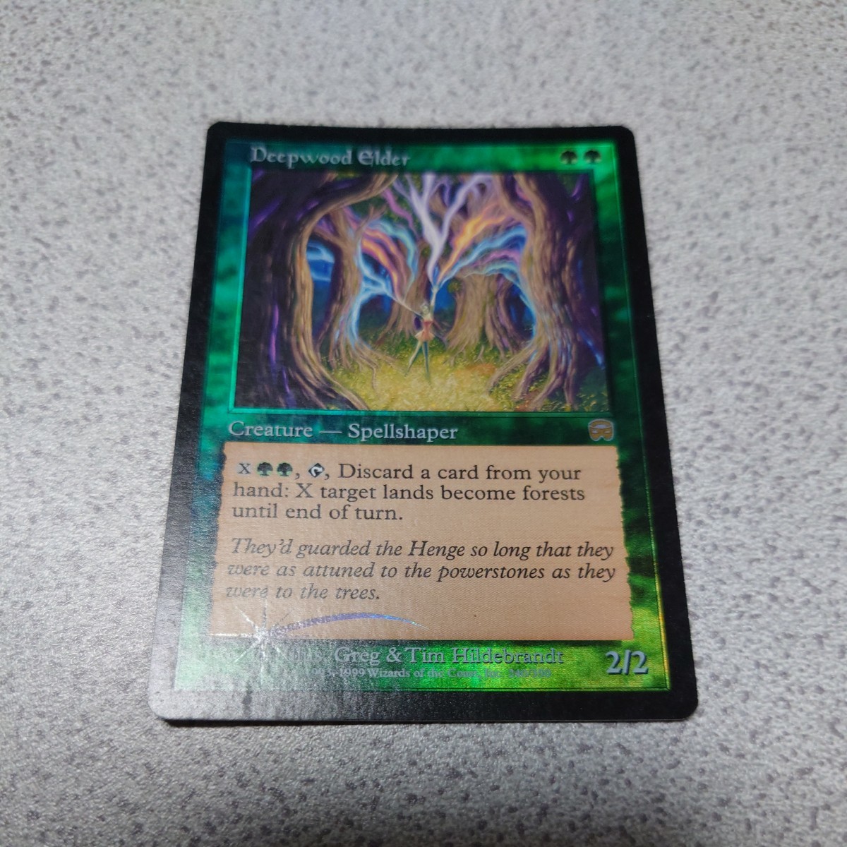 MTG MMQ ディープウッドの古老 英語foil 一枚 即決拍卖