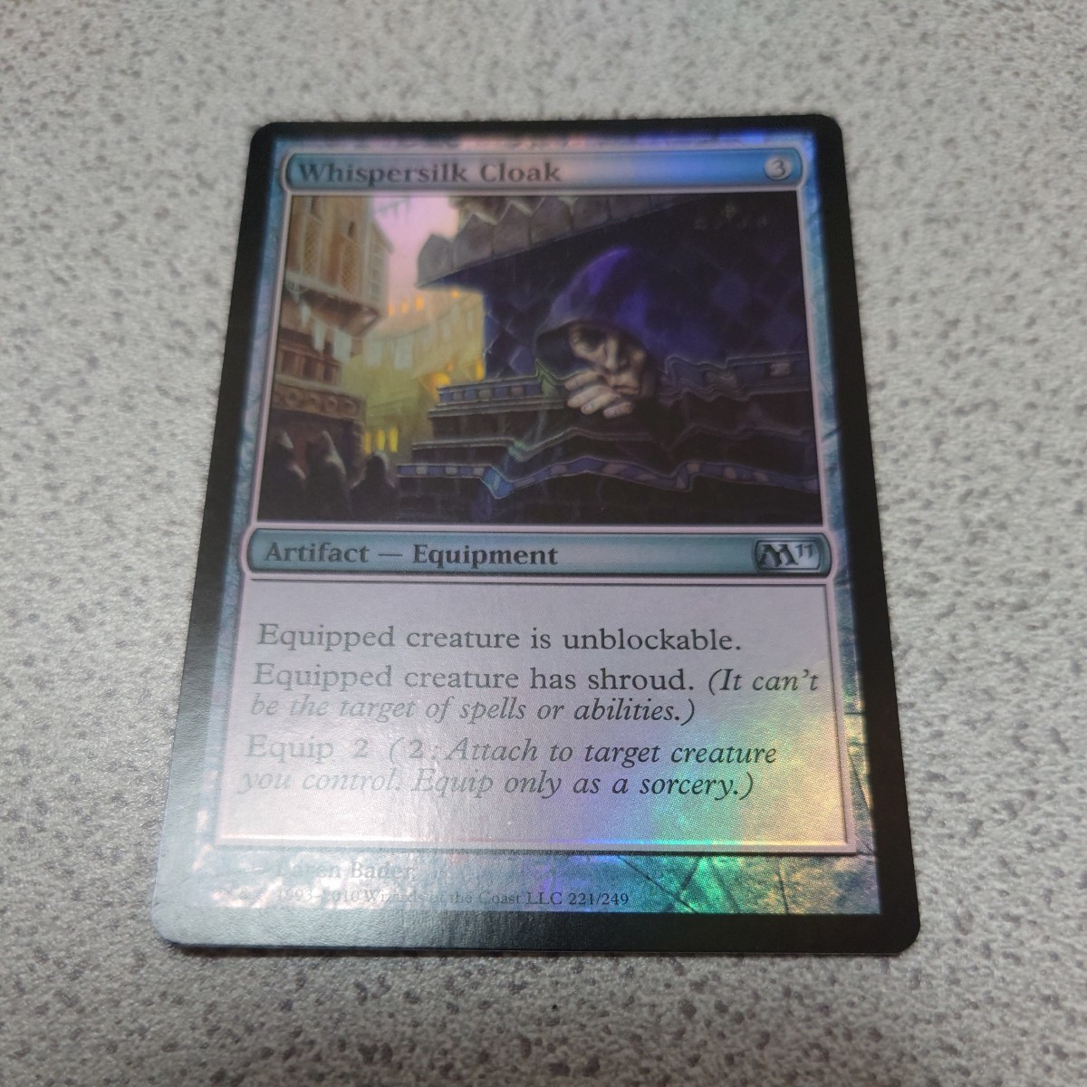 MTG M11 囁き絹の外套 英語foil 一枚 即決拍卖