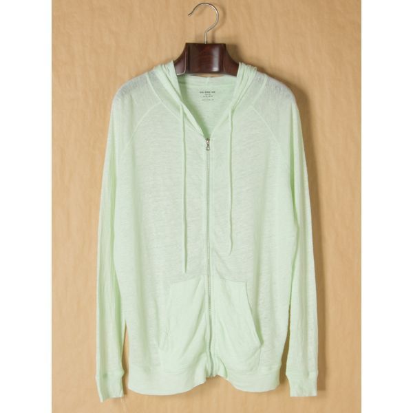 美品 GALERIE VIE パーカー フード リネン ジャージ 緑 1拍卖