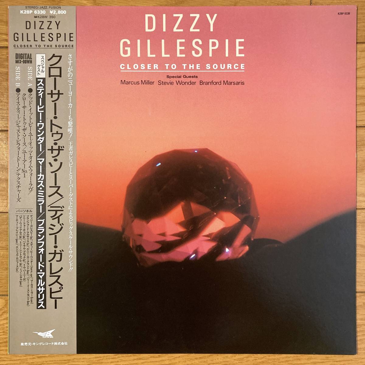 ■ディジー・ガレスピー■クローサー・トゥ・ザ・ソース■Dizzy Gillespie■Closer To The Source■K28P-6330■Fusion■Stevie Wonder■帯拍卖