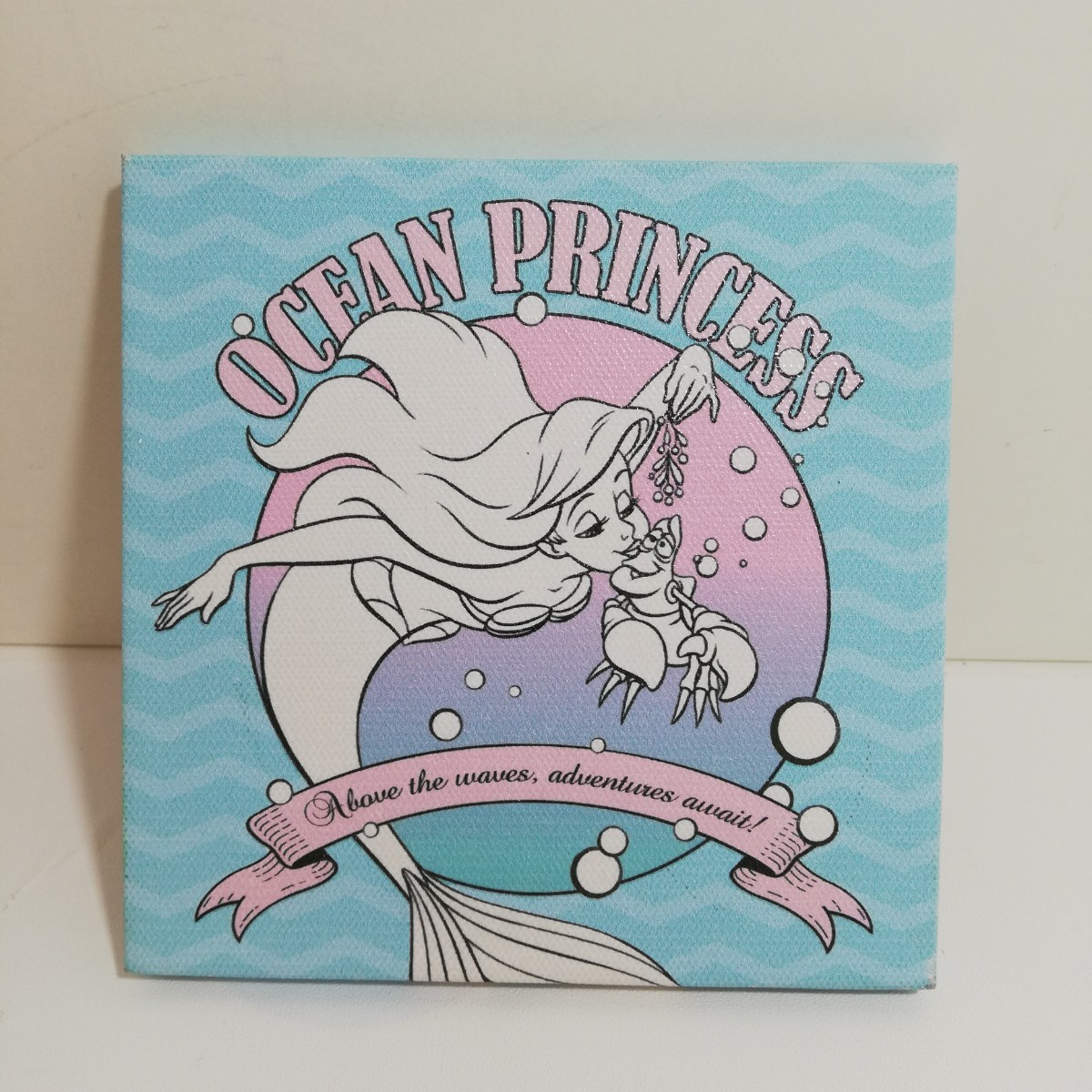 一番くじ <ディズニープリンセス> Beautiful Stories リトル・マーメイド キャンバスボード 壁掛け 飾り 拍卖