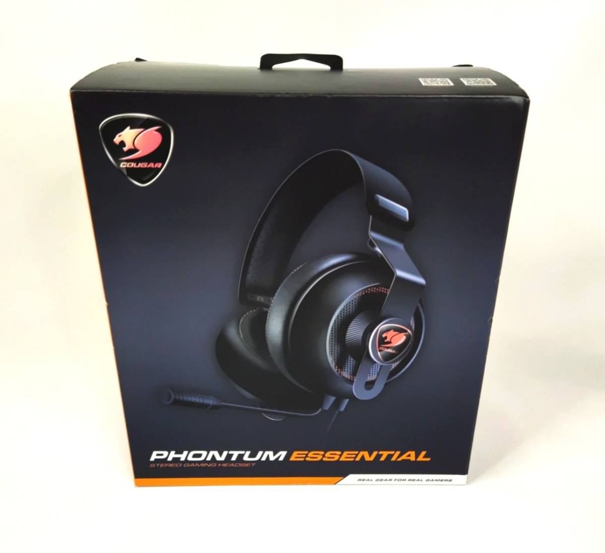 COUGAR PHONTUM Essential ゲーミングヘッドセット ブラック(ノイズキャンセリングマイク コントロールシステム搭載 ヘッドホン)拍卖
