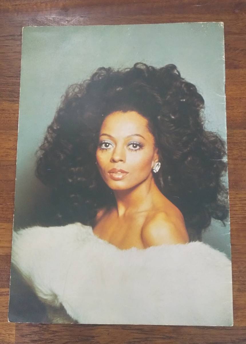ダイアナ・ロス DIANA ROSS1978年来日コンサート パンフレット 送料無料拍卖