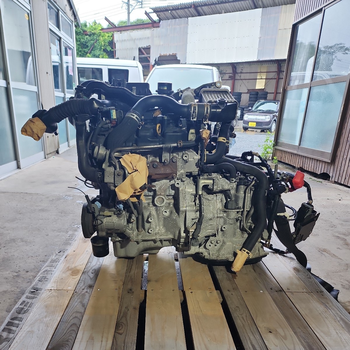 LA600S ターボエンジン 本体 ミッション付 タント 8万km走行 個人宅配送不可 (323)拍卖