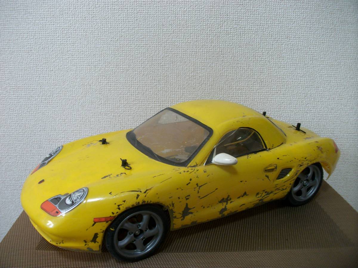 ☆【超目玉商品】田宮 Mシャーシ ポルシェ Boxstre 部品取 メカ無 一応ジャンク扱 詳細不明 現状優先 中古!拍卖