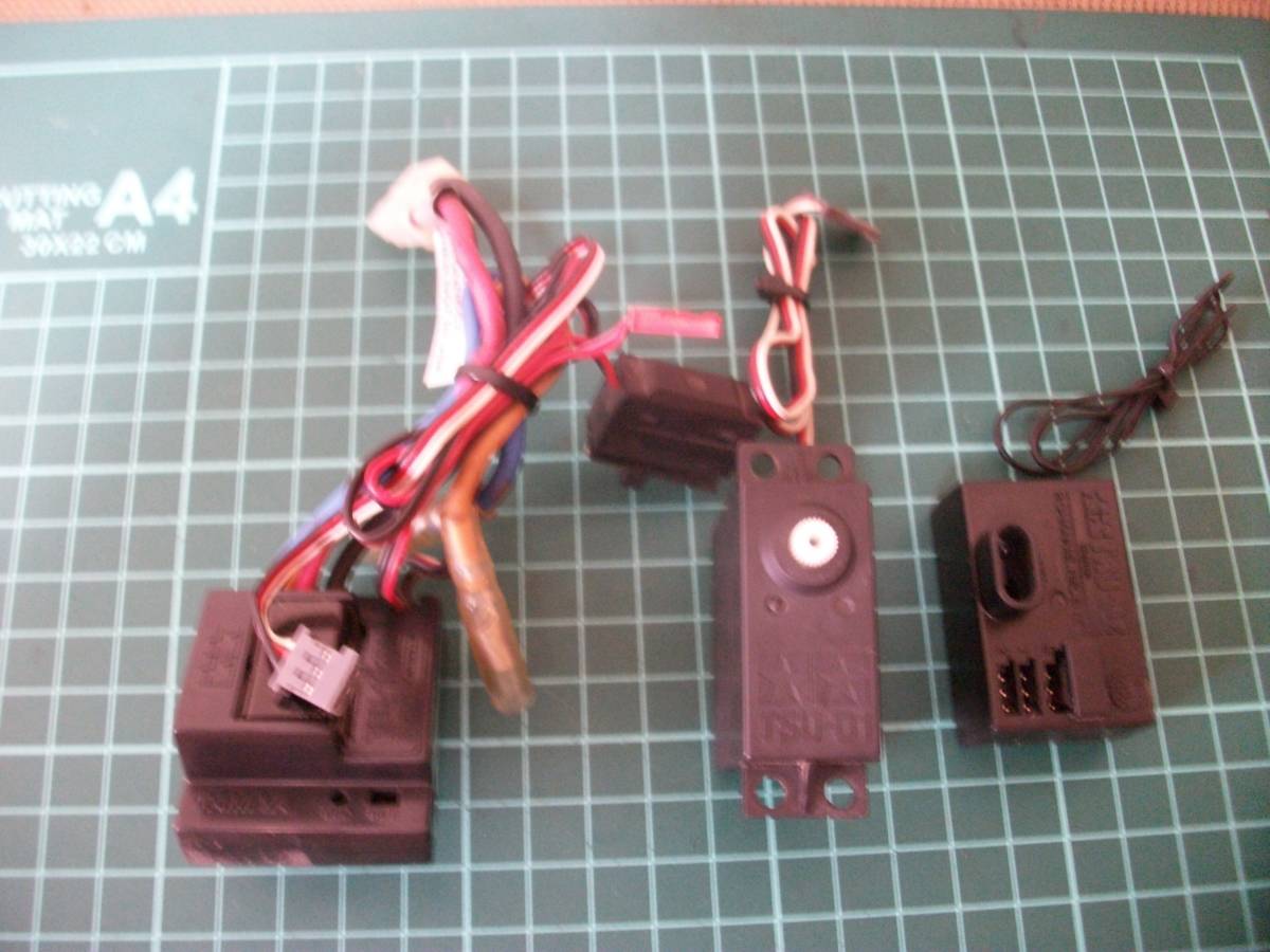 【激安目玉商品】田宮 アンプ(TEU101BK)セット クリスタル無 簡易通電動作確認済 一応ジャンク扱 レターパック送料一律!!拍卖