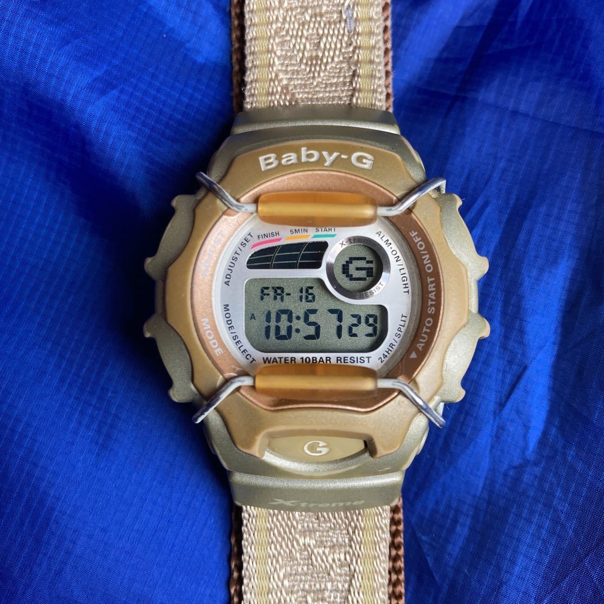 ☆★即決有★☆金色 ゴールド系色!限定 X-treme Baby-G BGX-141 エクストリーム カシオ腕時計 CASIO X-treme Baby-G 動作確認済★拍卖