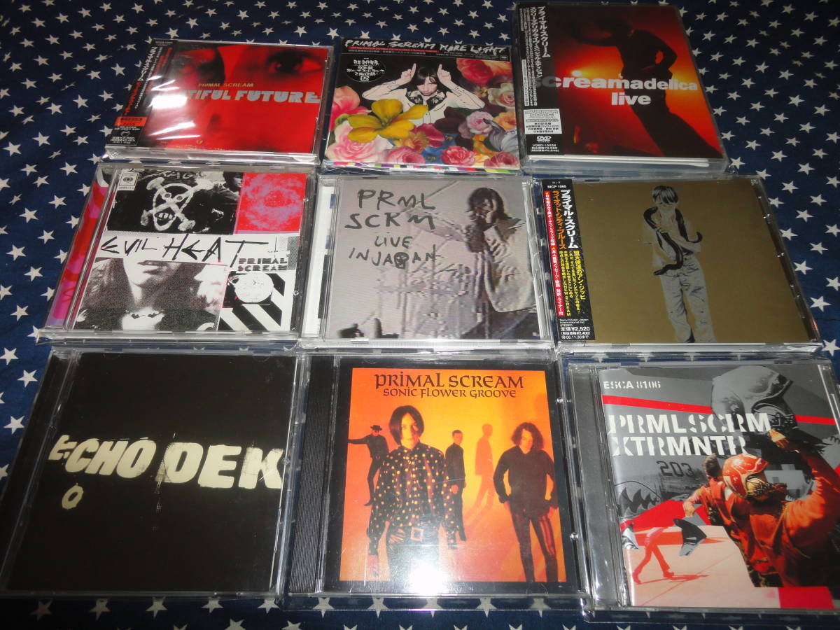 PRIMAL SCREAM『SCREAMADELICA LIVE』など9枚セット 初回盤拍卖